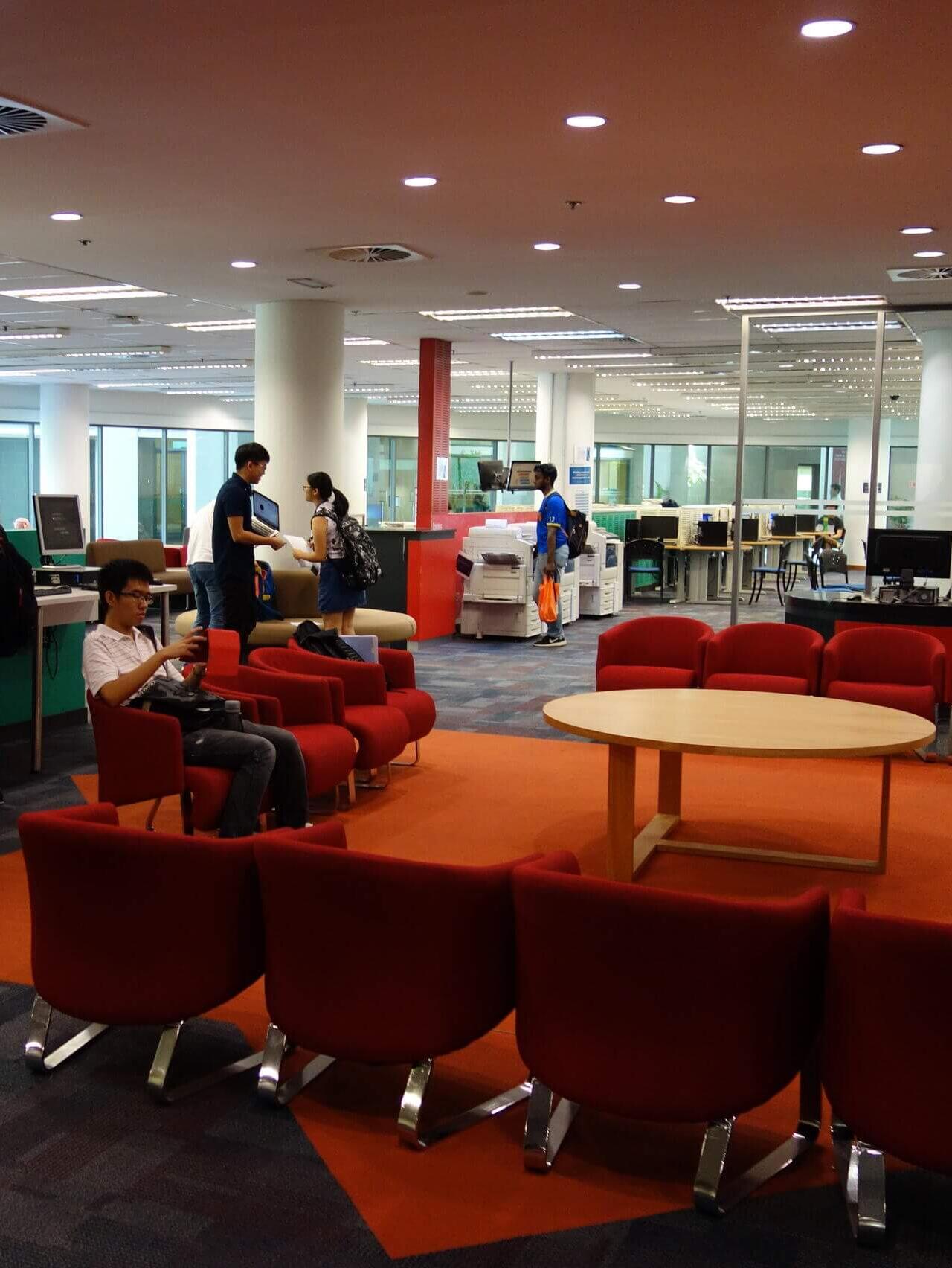 Students Area an der Monash University in KL