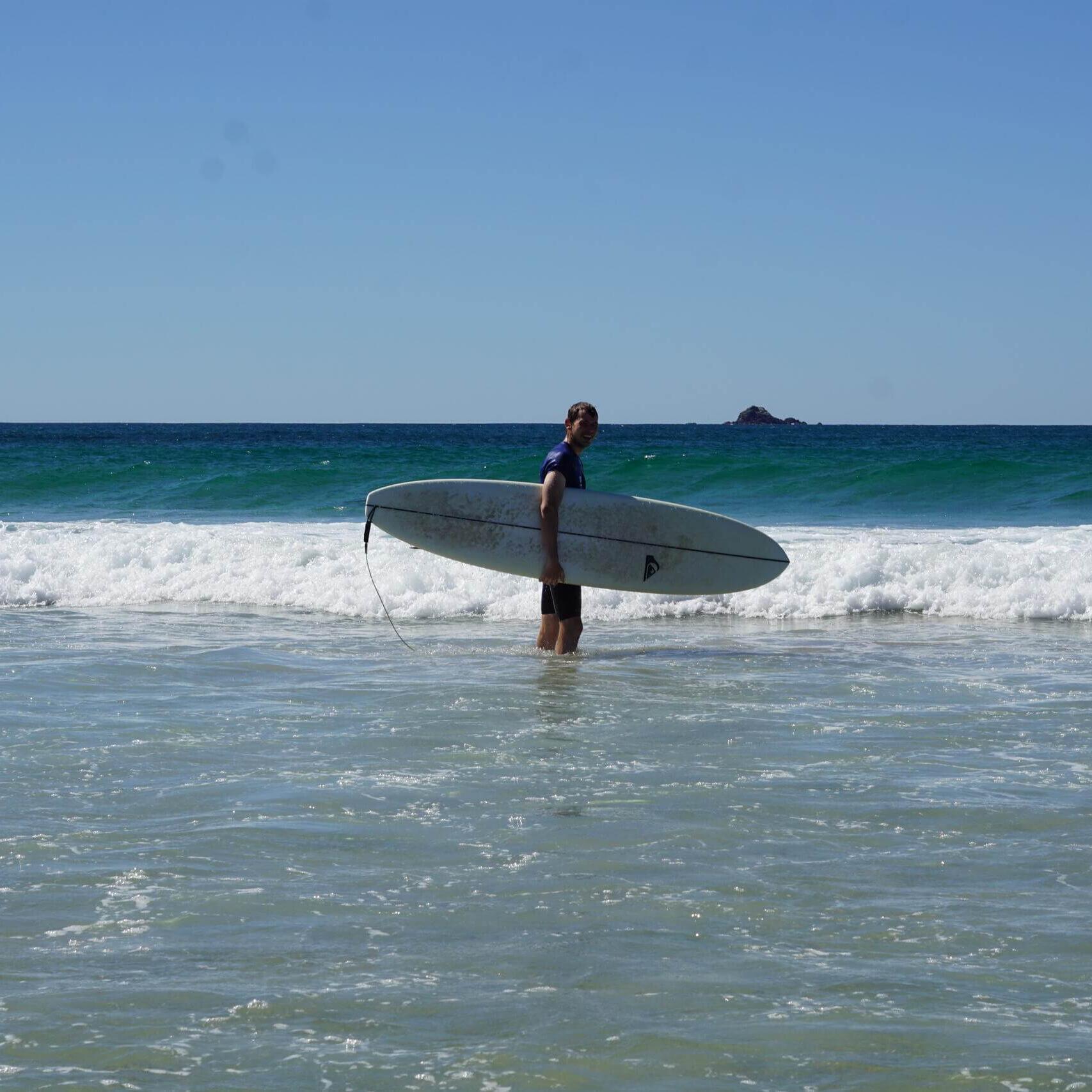 Strand Surfen