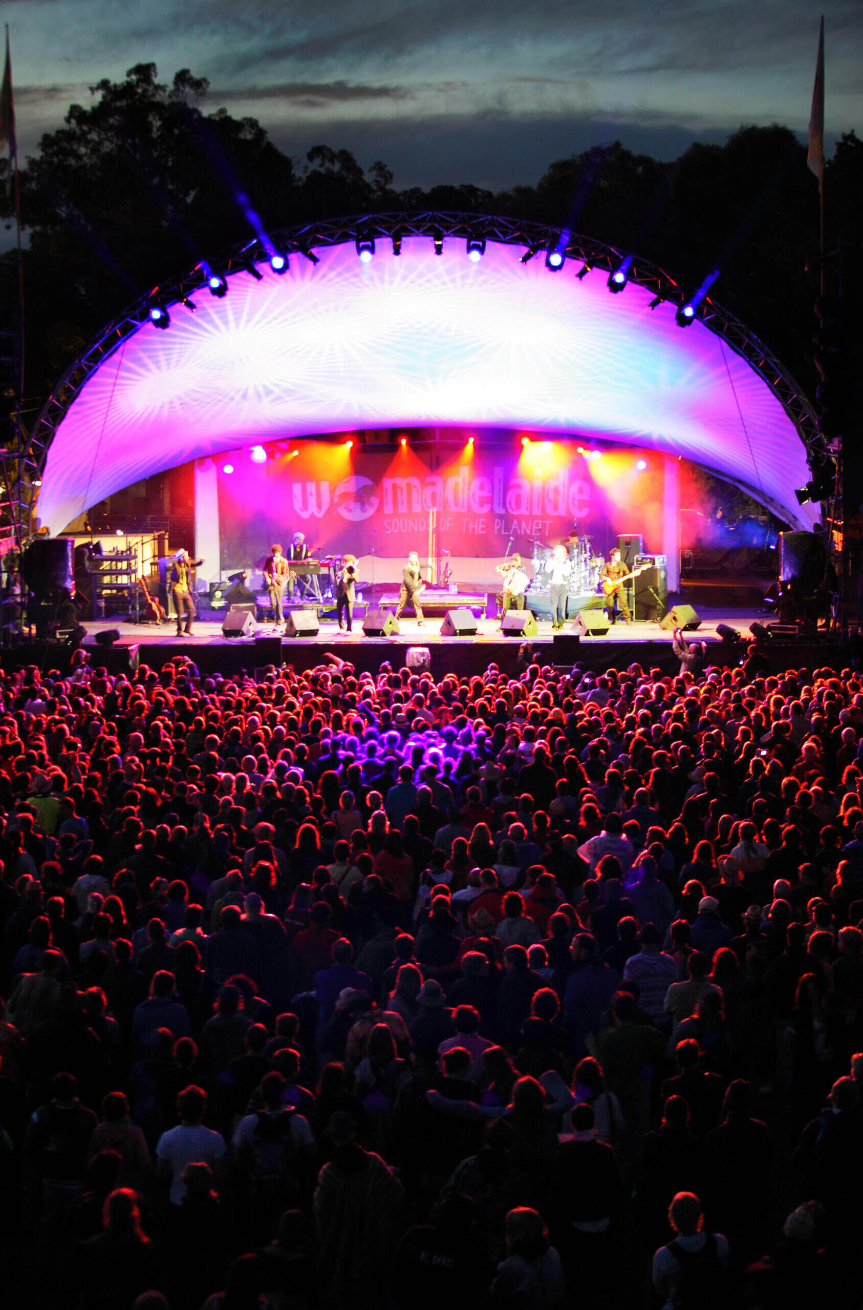 Womadelaide in der City of Festivals Adelaide