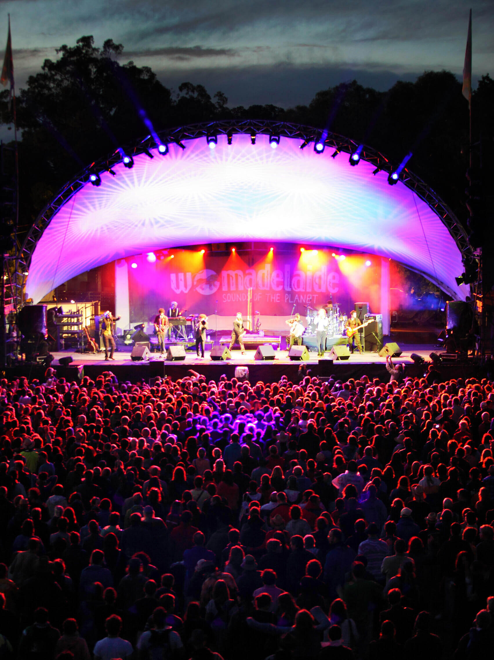 Womadelaide in der City of Festivals Adelaide