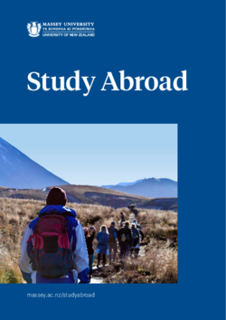 Massey University Study Abroad Broschüre