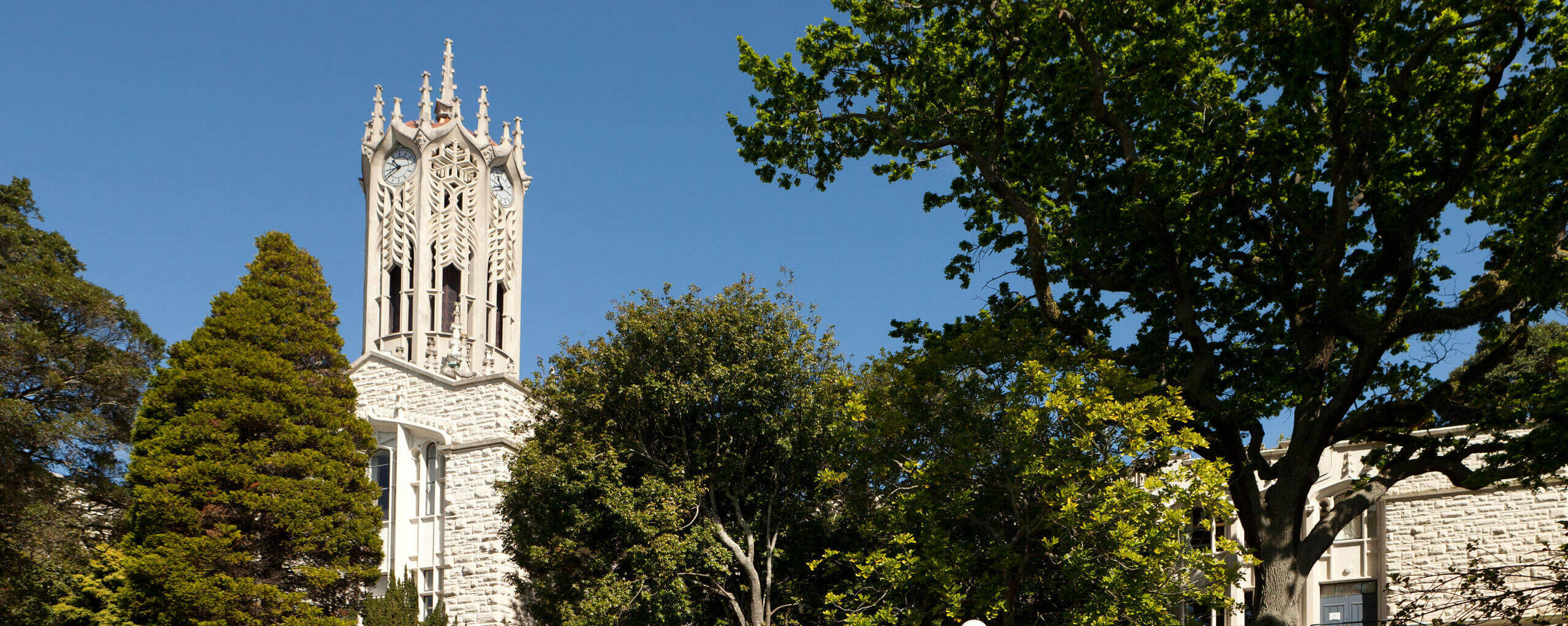 Clocktower der University of Auckland in Neuseeland