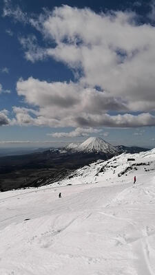 Blick vom Mt Ruhapehu