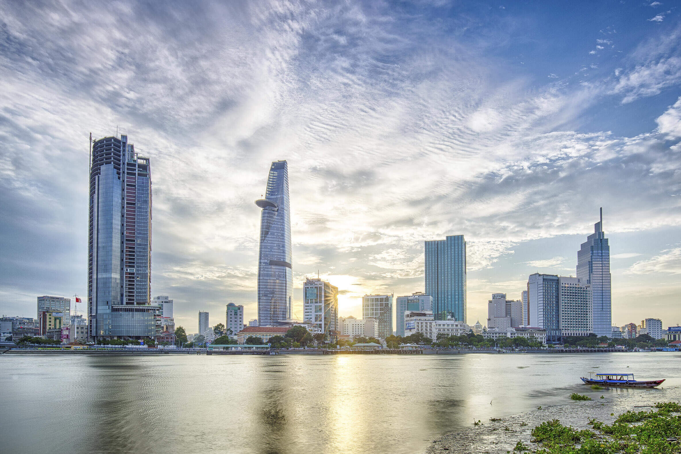 Skyline von Ho chich Minh Stadt