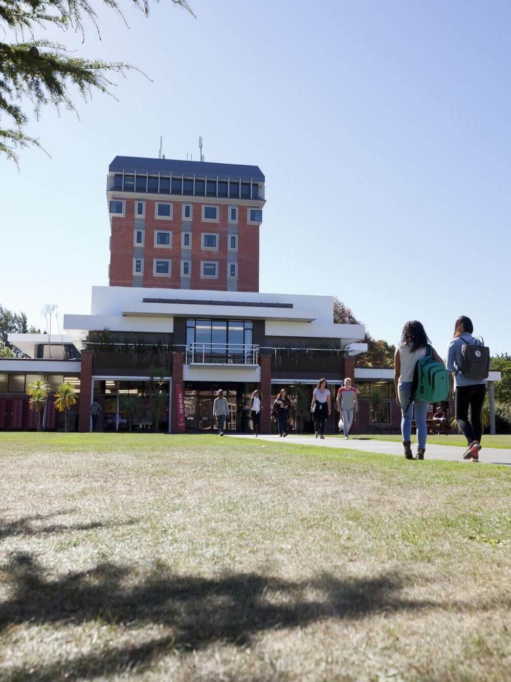 Campus der Lincoln University in Christchurch