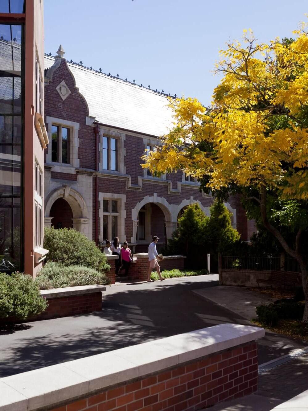 Auf dem Campus der Lincoln University in Christchurch