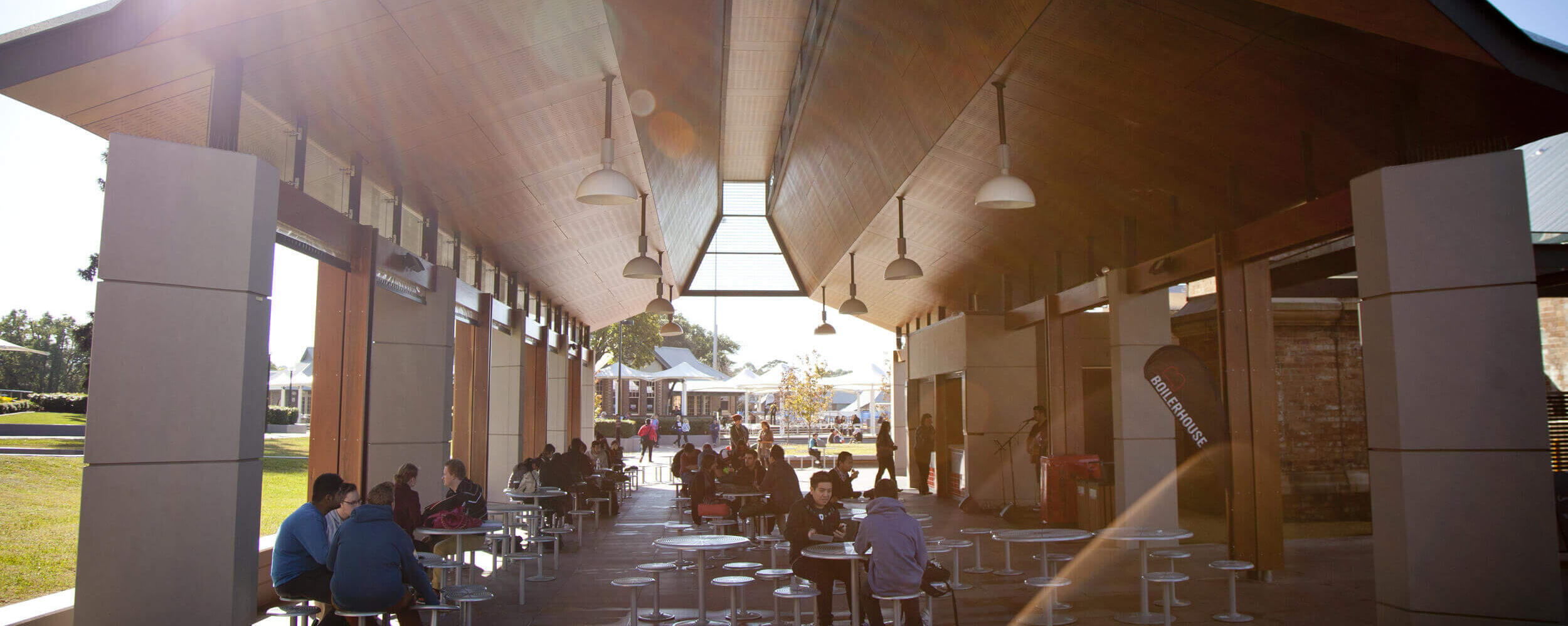 Café auf dem Parramatta South Campus der WSU