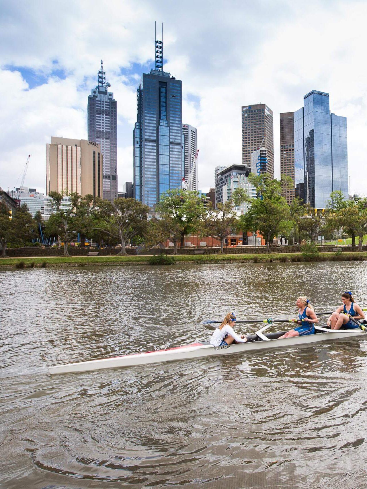 Blick auf Melbourne