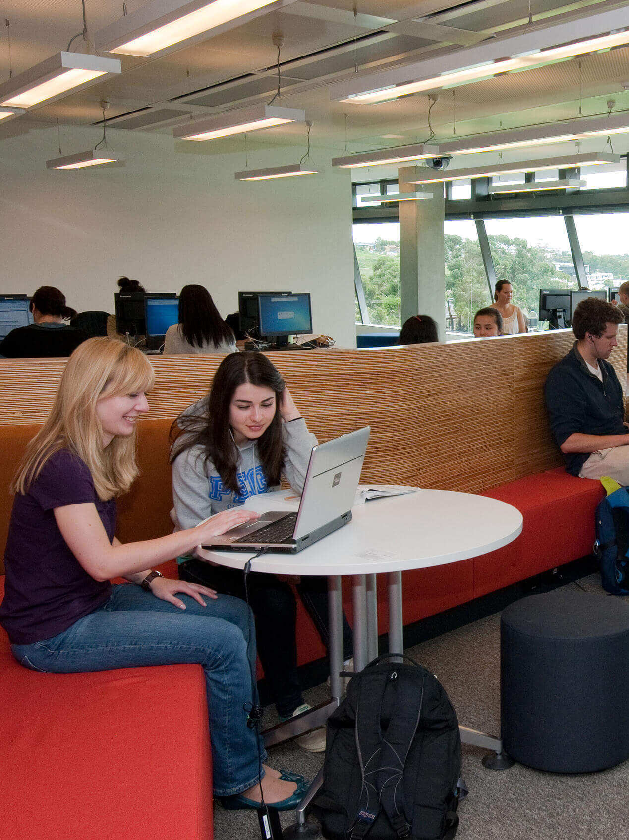 Studenten der Victoria University in Melbourne