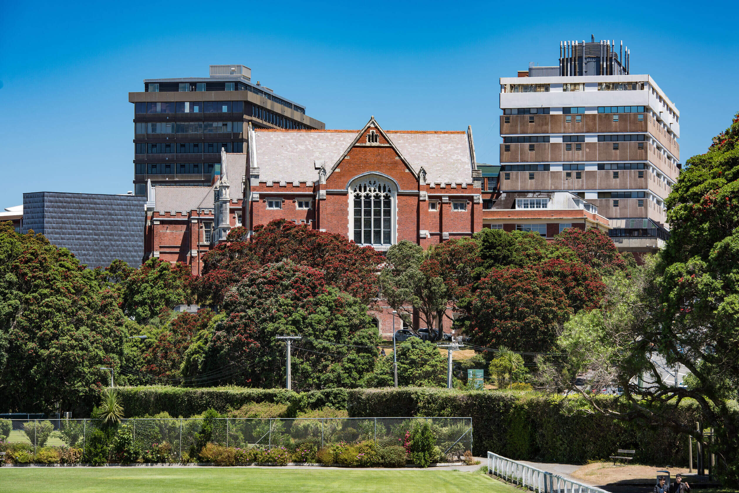 Hunter Building auf dem Kelburn Campus der VUW in Neuseeland