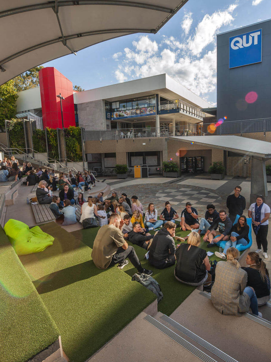 Amphitheater auf dem Kelvin grove Campus der QUT