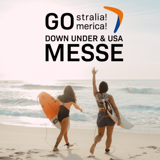 Gründe, wieso du unsere Down Under & USA Messe besuchen sollst