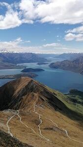 Die Aussicht vom Roys Peak (am Lake Wanaka gelegen)