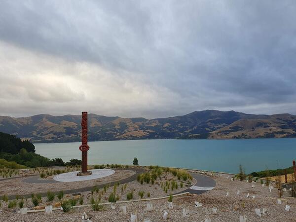 Akaroa Maori Pfahl