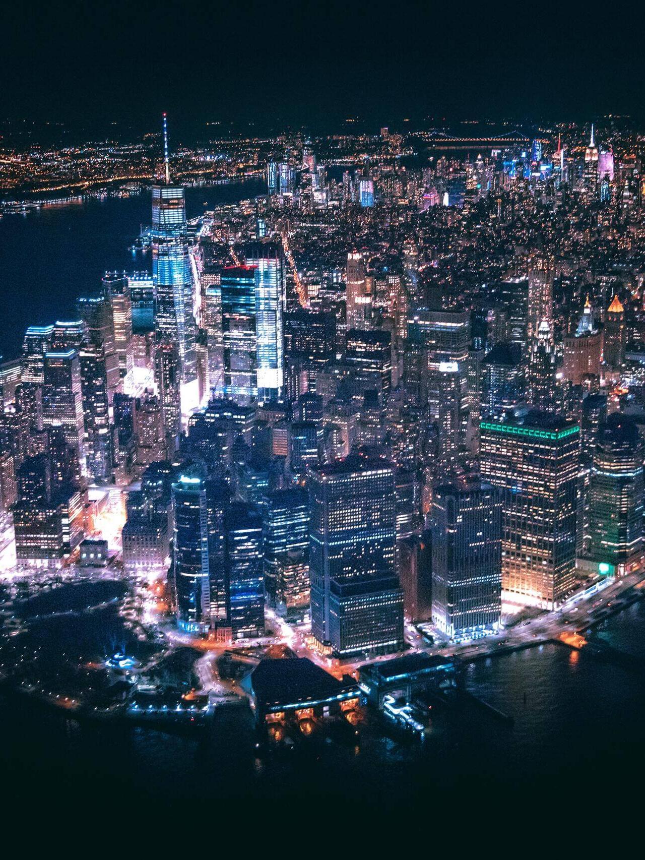 New York bei Nacht