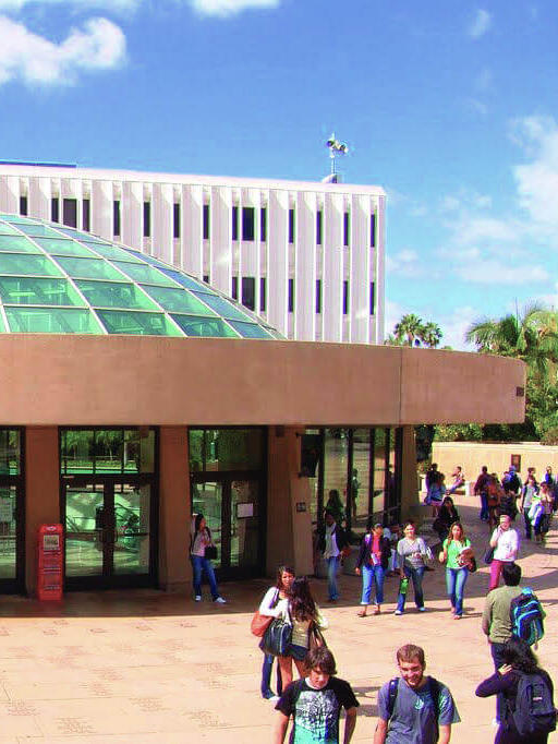 Bibliothek der SDSU im Golden State Kalifornien 