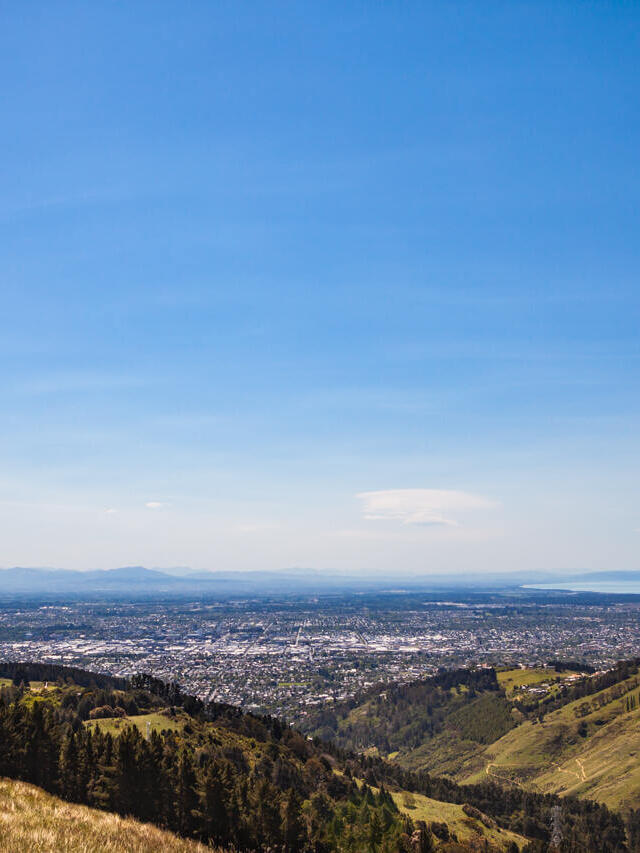 Blick auf Christchurch