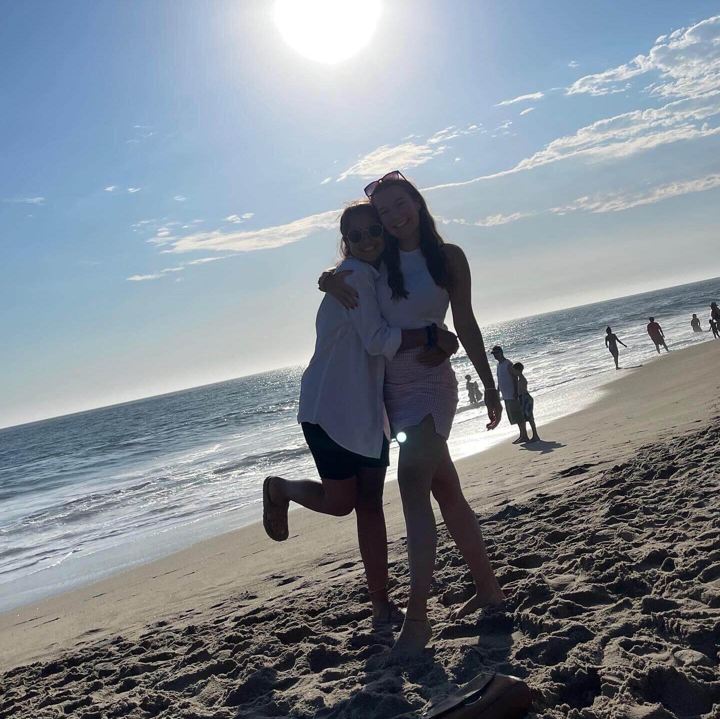 Meike am Strand in Santa Barbara