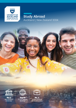 University of Auckland Broschüre Auslandssemester