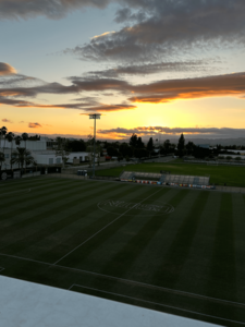 Sonnenuntergang Campus