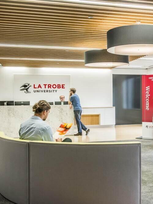 Student Area der La Trobe University in Australien