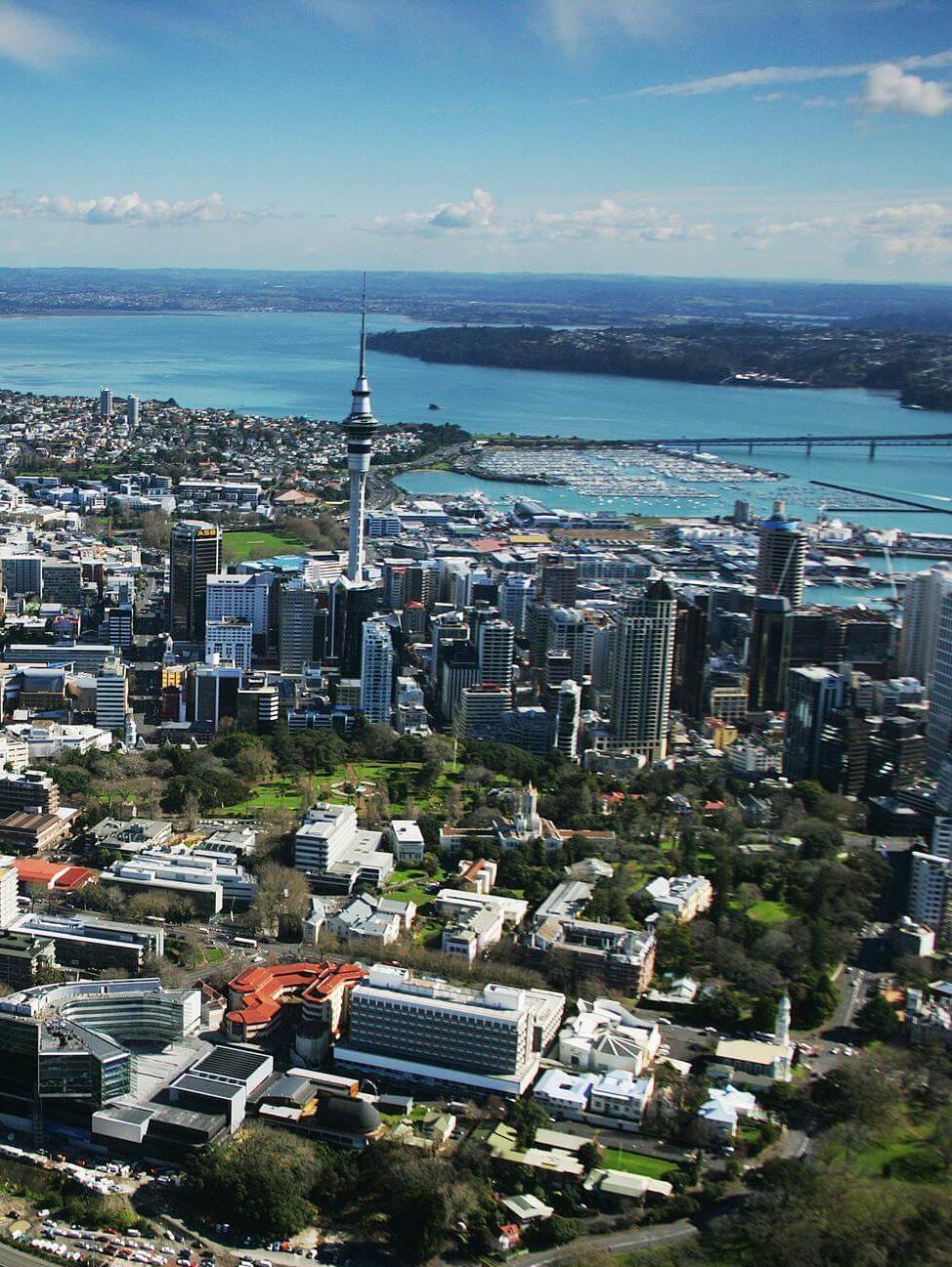 Blick auf Auckland