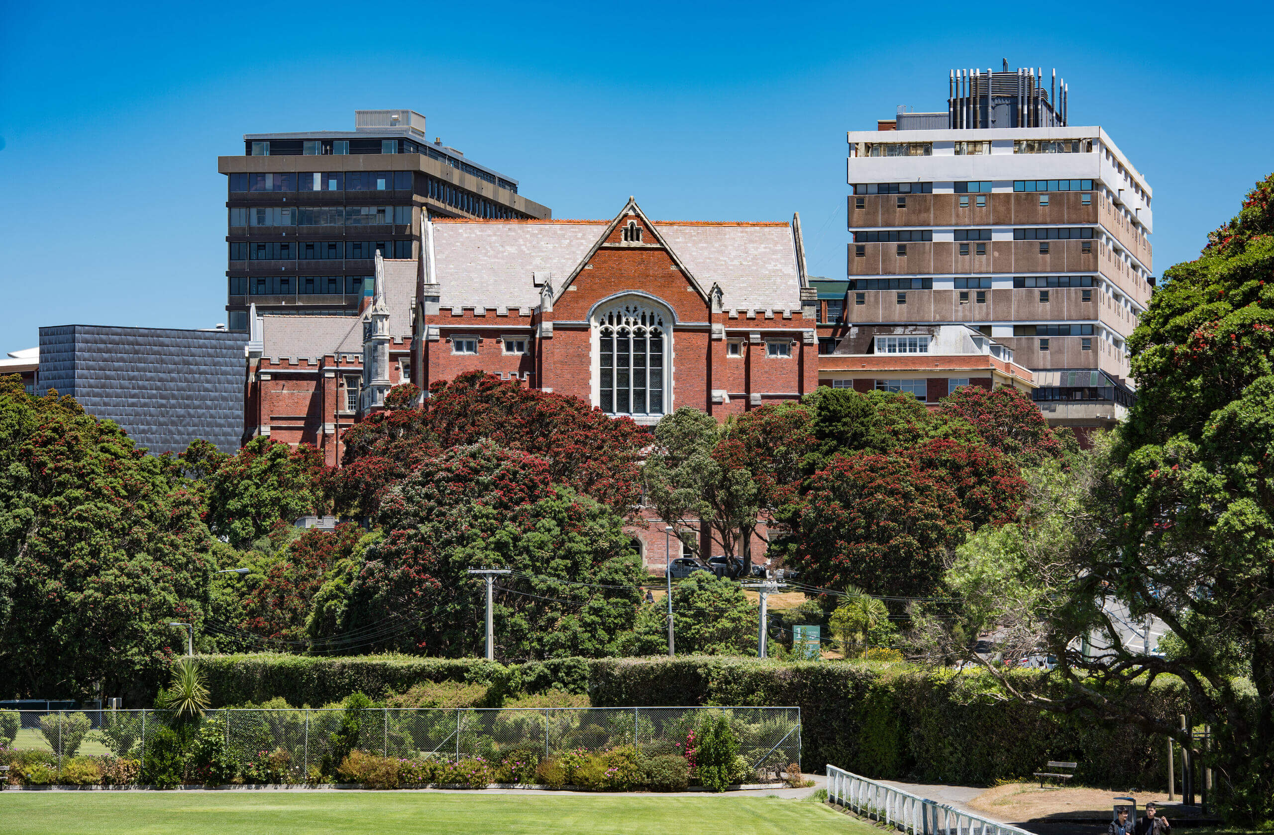 Hunter Building auf dem Kelburn Campus der VUW in Neuseeland